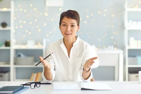 Beispielhafter Inhalt der Coaching App